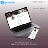 Minimalist Brown Link in Bio Template Built in Systeme.io