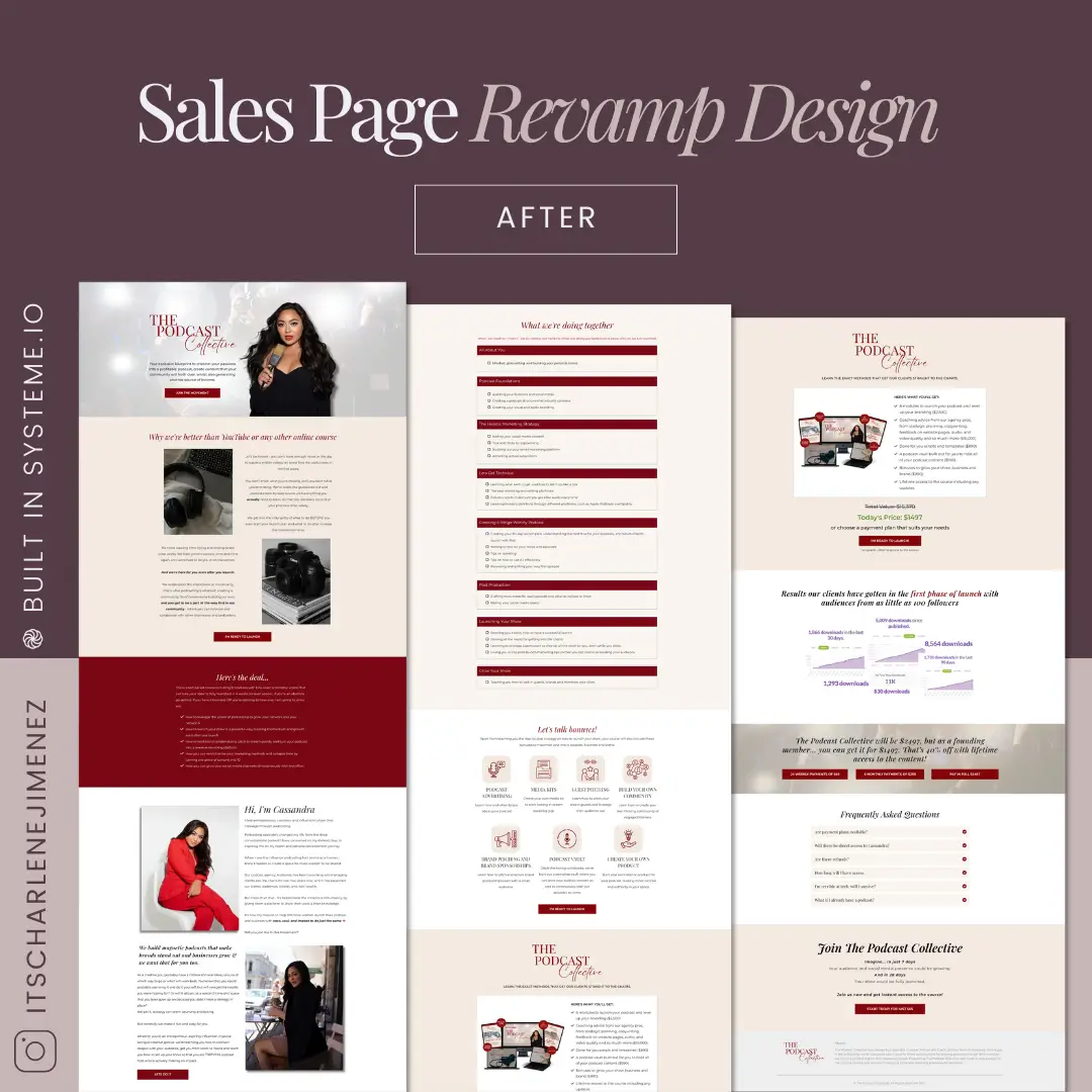 The Podcast Collective Sales Page - After